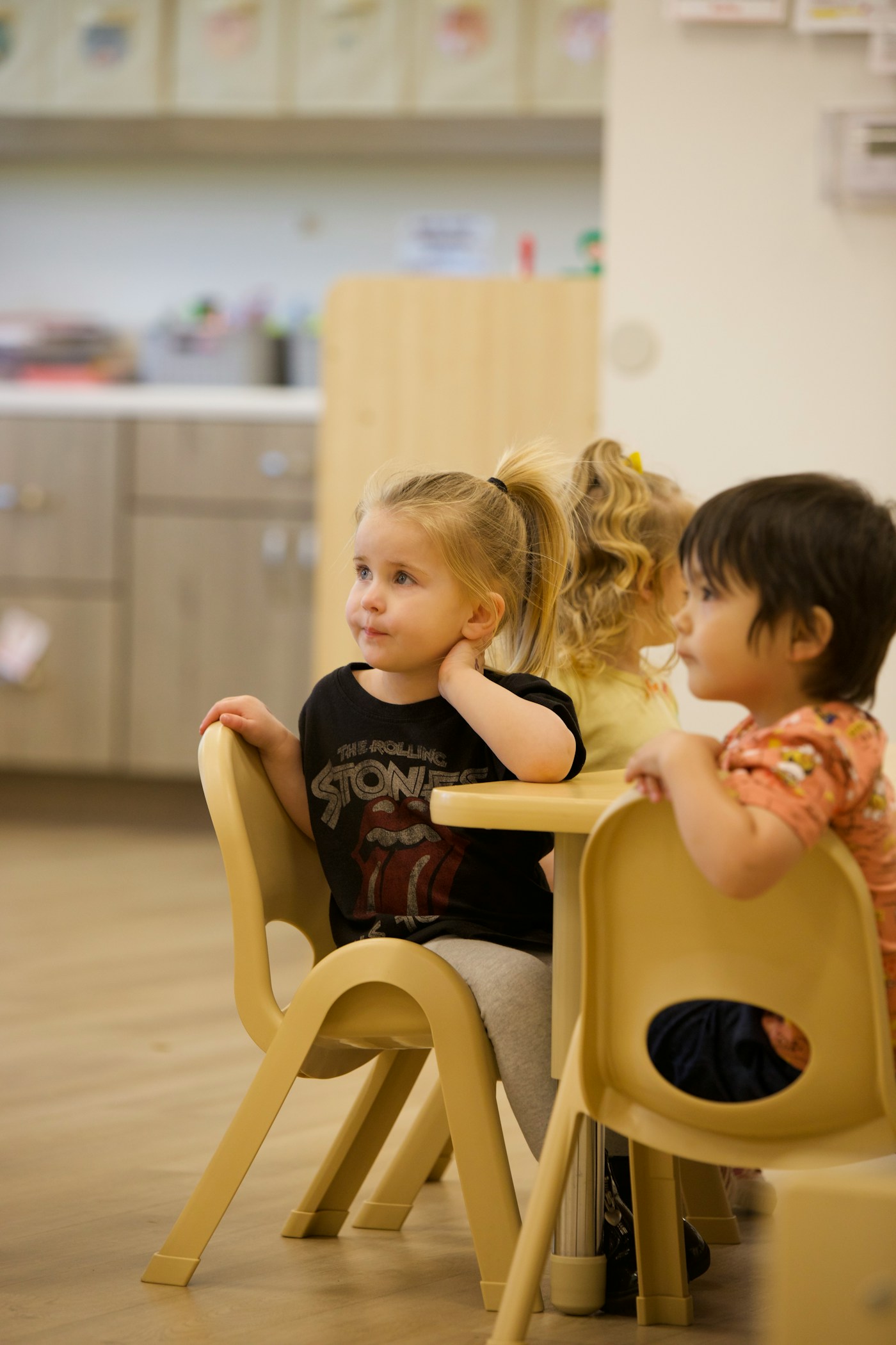 Children together at daycare